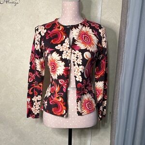 Bamboo Traders Women's Floral Blazer